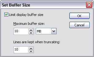 Set Buffer Size