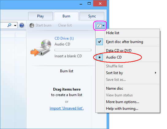 how do i burn music to cd with windows