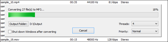 Converting UMX to FLAC