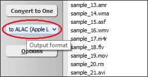 ffmpeg convert alac to wav