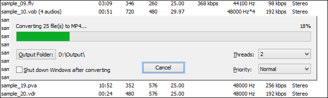 Converting H264 to GIF