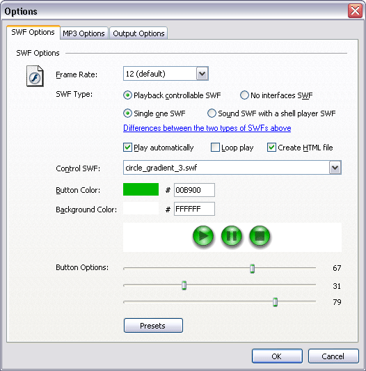 SWF Options