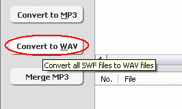 Convert SWF to WAV