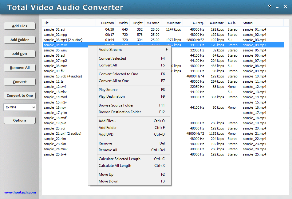 Total Video Audio Converter screenshot