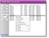 WMA MP3 Converter